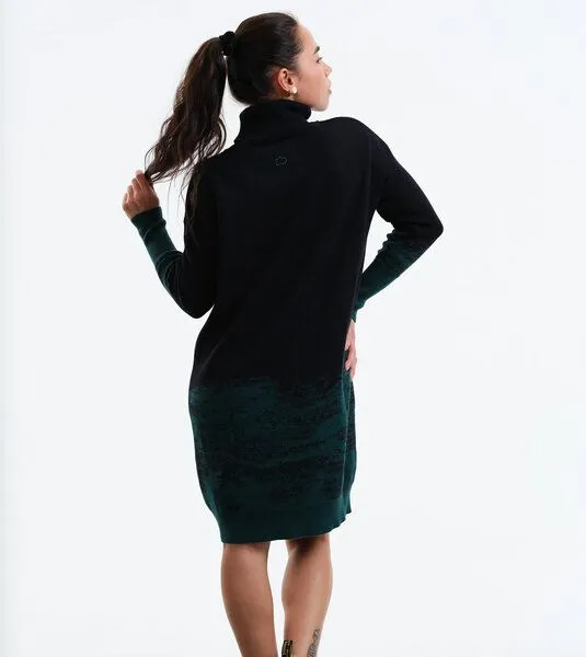 Gary Mash GARY MASH Oversize Strickkleid Sonora aus Biobaumwolle, Verlauf (schwarz), – Produktbild 4 von 4