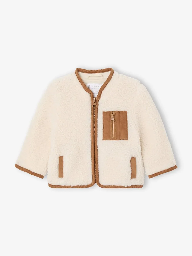 Vertbaudet Baby 3-in-1 Winterjacke mit Fellweste n, Tannengrün, – Produktbild 2 von 4