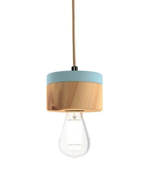 ALMUT von Wildheim ALMUT von Wildheim Zirbenlampe Pendelleuchte, Pastellblau, – Produktbild 2 von 4