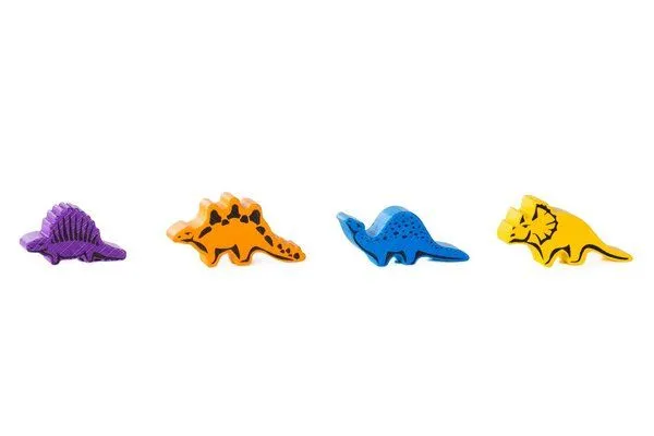 Sina Spielzeug Sina Spielzeug Kleine DInosaurier Bande Aufstellfiguren ab 18 Monate – Produktbild 3 von 3