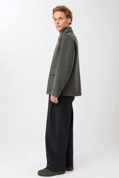 LangerChen LangerChen Field Jacket aus Techno Felt, Platinum (grün), – Produktbild 2 von 4