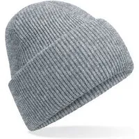 Beechfield Beechfield Damen / Herren Klassische Mütze mit tiefem Umschlag in 30 verschiedenen Farben, Ash, – Produktbild 1 von 1