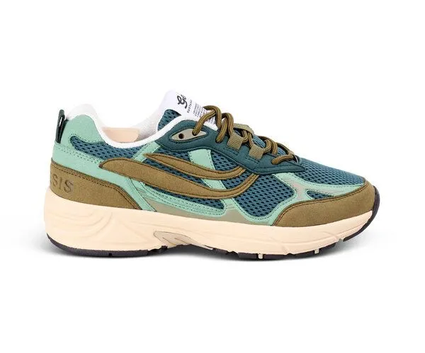 Genesis Footwear Genesis Footwear G-Eco 99 Multi Colour - Vegane Sneaker-, Amber green / mint / petrol, – Produktbild 4 von 4