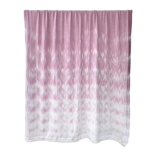 Wooliie Wooliie Handgefertigte Babydecke aus 100 % Merinowolle – pflanzlich gefärbt, Rose rain (rosa), – Produktbild 1 von 3