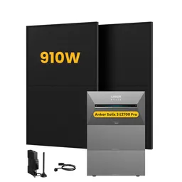 Anker Anker SOLIX Solarbank 3 E2700 Pro, mit 2 x 455W Bifaziale Solarmodule, by Powerness - 8.1kWh / 1 x Smart Meter / Selbstabholung – Produktbild 1 von 1