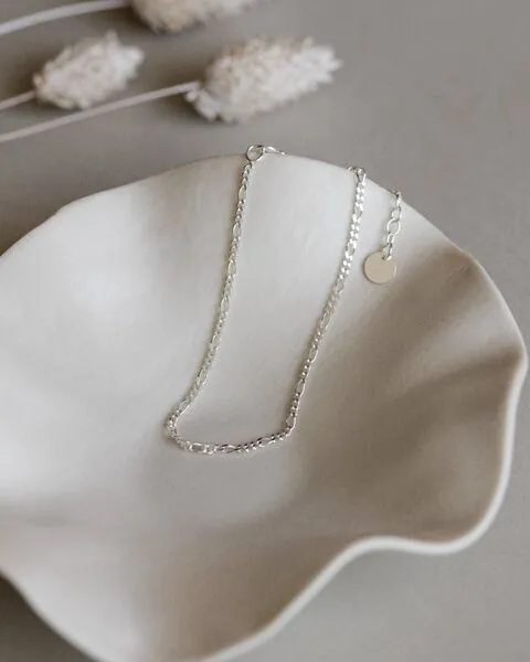 lille mus lille mus Armband 'Figaro' 925 Silber, Silber, – Produktbild 1 von 2