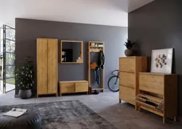 OTTO home Schuhschrank Luven FSC® zertifiziertes Massivholz, mit 2 Klappen – Produktbild 1 von 1