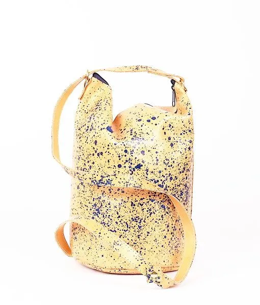 monday market monday market Ledertasche Susan dots, Nude, – Produktbild 1 von 4