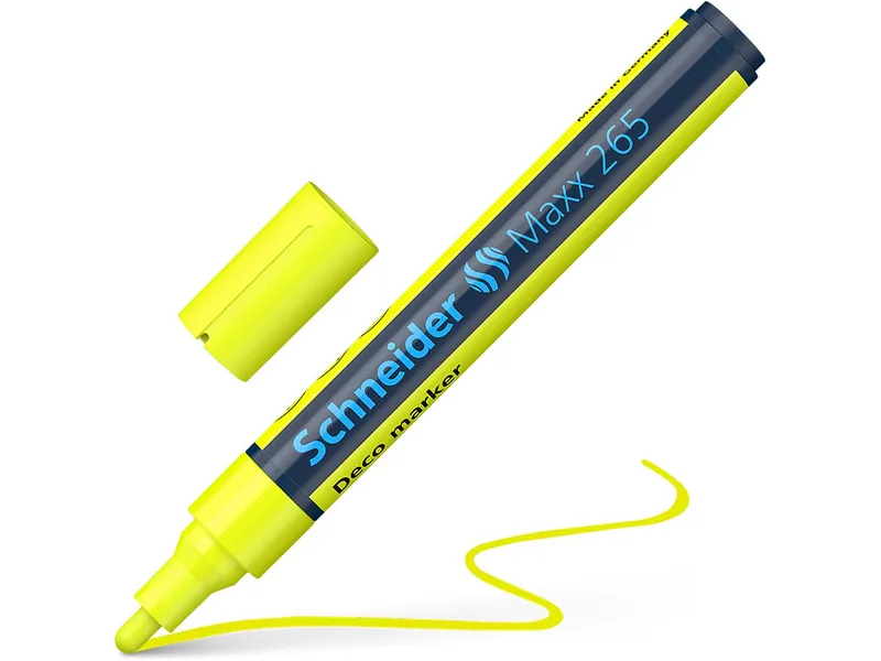 Schneider Schneider Kreidemarker "Maxx 265" mit Rundspitze 2-3 mm, Gelb, – Produktbild 1 von 1