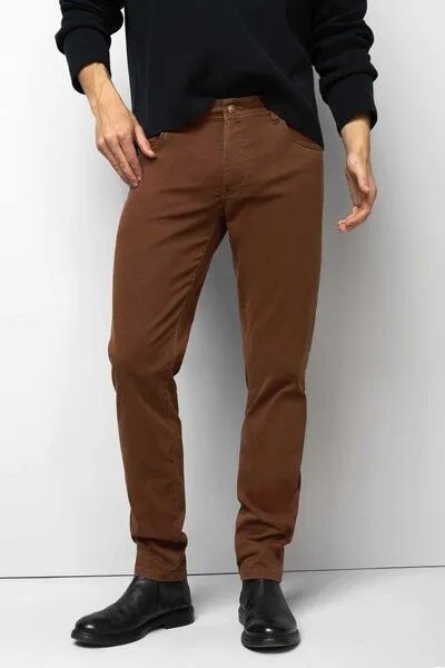 M 5 BY MEYER M 5 BY MEYER Five Pocket aus High Performance Satin, Rot (rost), – Produktbild 3 von 5