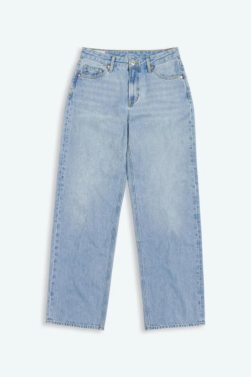 Kings Of Indigo Kings of Indigo Damen vegan Jeans Joan Washed Blau Reef Super Light, Hellblau, – Produktbild 2 von 2