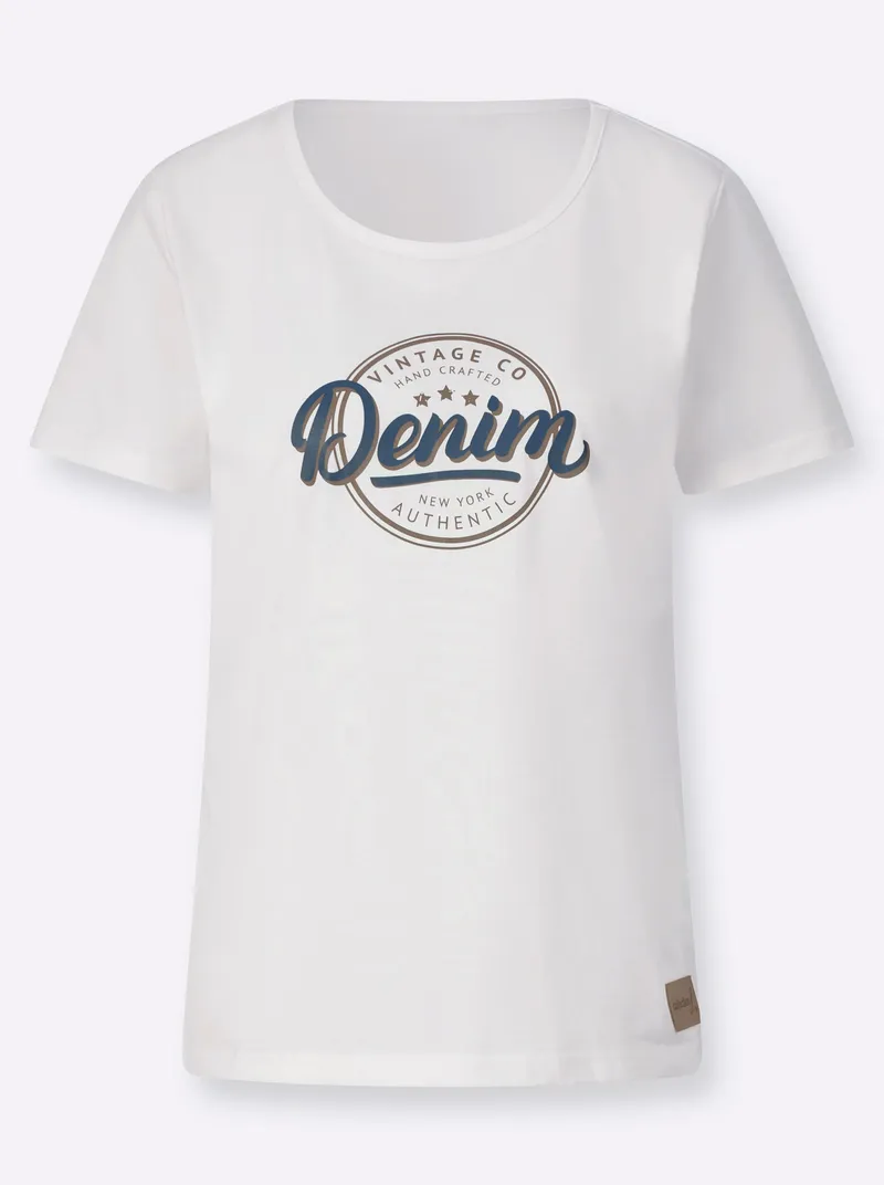 Witt Kurzarmshirt ecru, Ecru, – Produktbild 1 von 2