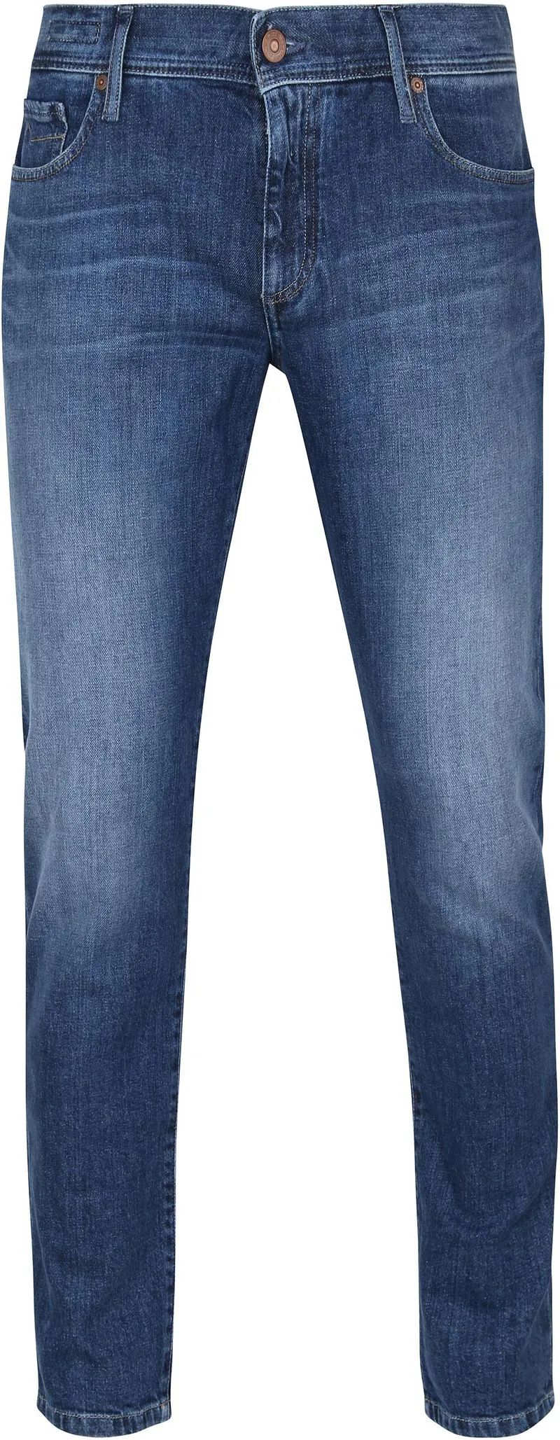 Alberto Alberto Slim Organic Denim Dark Blue - Größe W 31 - L 34, Blau, – Produktbild 1 von 3