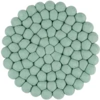 myfelt myfelt Filzkugel Topfuntersetzer (⌀ 20 cm), Türkis (fine), – Produktbild 1 von 1