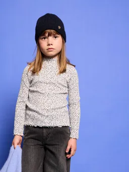 Vertbaudet Unterziehshirt Ripp mit Stehkragen Mädchen – Produktbild 1 von 1