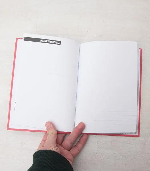 päfjes päfjes Meine täglichen Hailights! - Notizbuch A5 Hardcover 96 Seiten - Coral – Produktbild 2 von 4