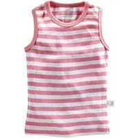 HANS NATUR Baby und Kinder Unterhemd Bio-Baumwolle rosa-off white Gr.98/104, Mehrfarbig, – Produktbild 1 von 1