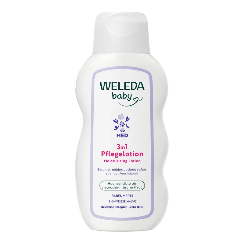 Weleda Weleda Baby Med 3in1 Pflegelotion Weiße Malve – Produktbild 1 von 1