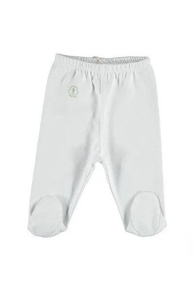 Biorganic Biorganic Basic Nature Bio-Baumwollhose mit Fuß, Weiß(weiß), – Produktbild 1 von 2