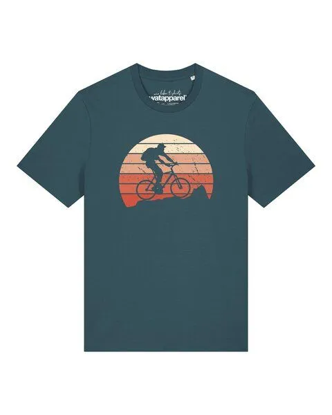 watapparel watapparel T-Shirt Unisex Mountainbike Silhouette, Stargazer, – Produktbild 1 von 2