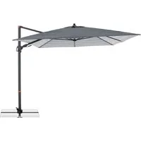 Doppler doppler Pendelschirm "myZone AX" 280 x 280 cm, Blockstreifen anthrazit – Produktbild 1 von 1