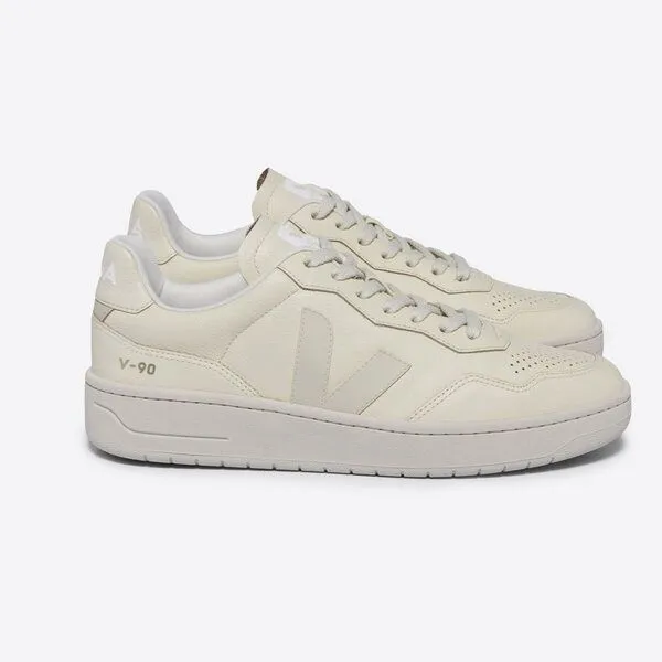 Veja Veja Sneaker Damen - V-90, Natur (cashew pierre), – Produktbild 1 von 3