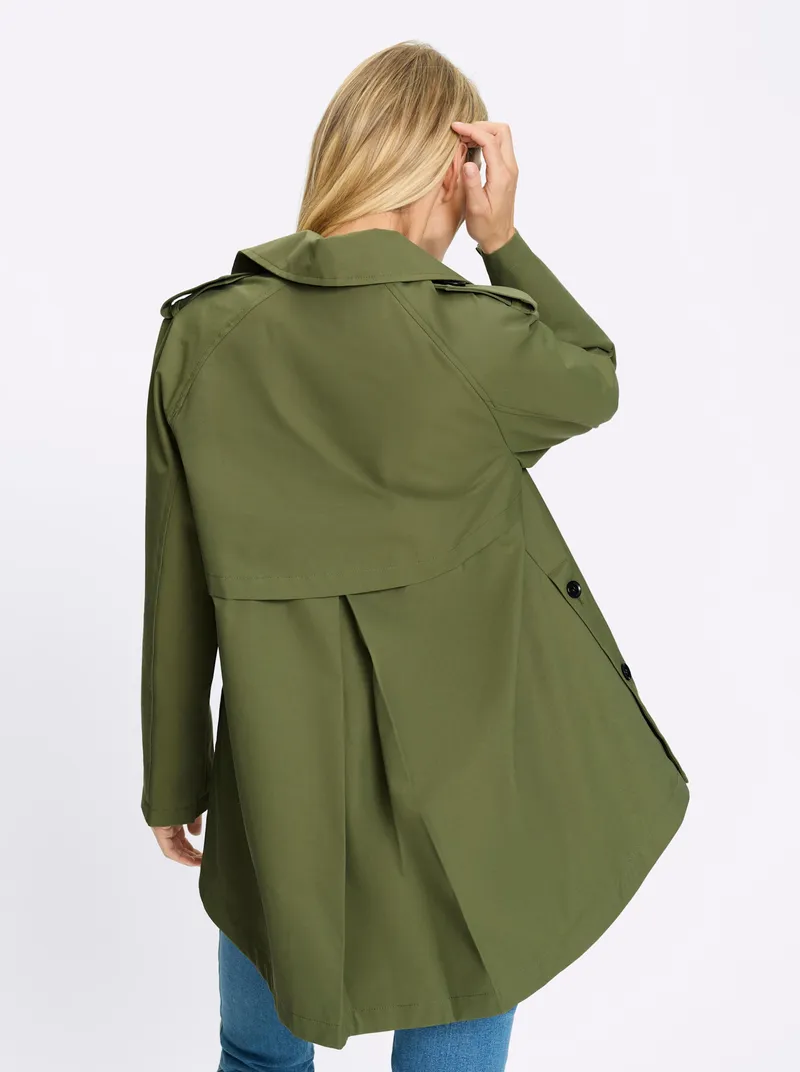 heine Trenchcoat, Oliv, – Produktbild 3 von 3
