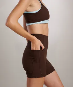 SEAAV SEAAV Damen vegan Sport Shorts Seabreeze Kaffeebohne – Produktbild 1 von 1