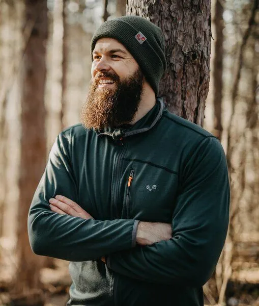 Woolona Woolona Hoodie - MAESTRO - 100% Merinowolle (Zip), Grau, – Produktbild 2 von 3