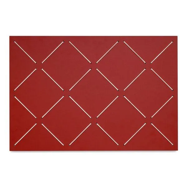 klotzaufklotz klotzaufklotz Pinnwand Linoleum, Rot, – Produktbild 5 von 5