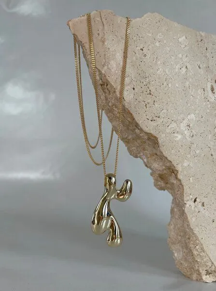 noemvri fashion label noemvri fashion label Panzerkette Liv, Gold, – Produktbild 2 von 3