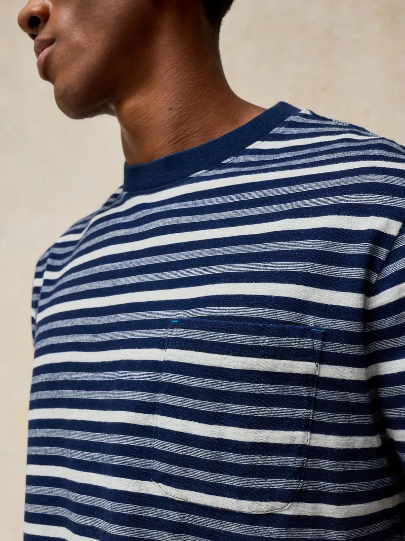 White Stuff White Stuff T-Shirt Horsham Indigo mit Streifen, Blau multi, – Produktbild 2 von 4