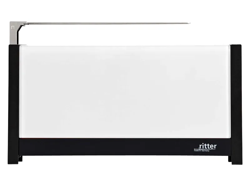 ritter ritter Langschlitz-Toaster "volcano 5" mit Brötchenaufsatz, extra schmal, Weiß, – Produktbild 1 von 6
