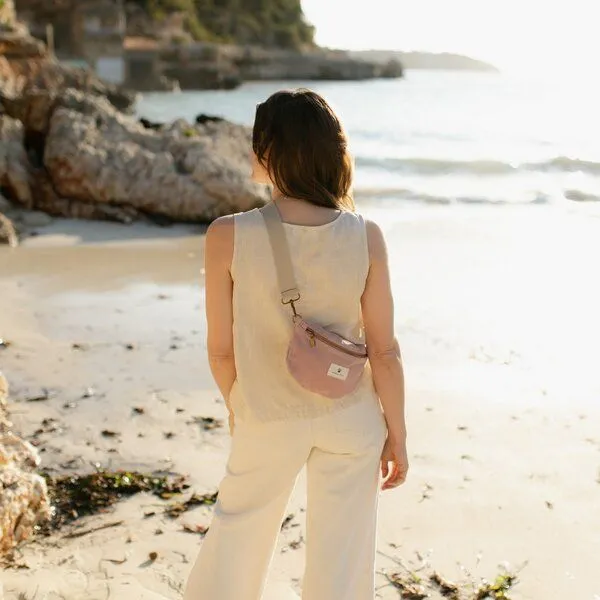 NORDLICHT NORDLICHT Bauchtasche TOMMA Cord aus Bio-Baumwolle, Rose, – Produktbild 4 von 4
