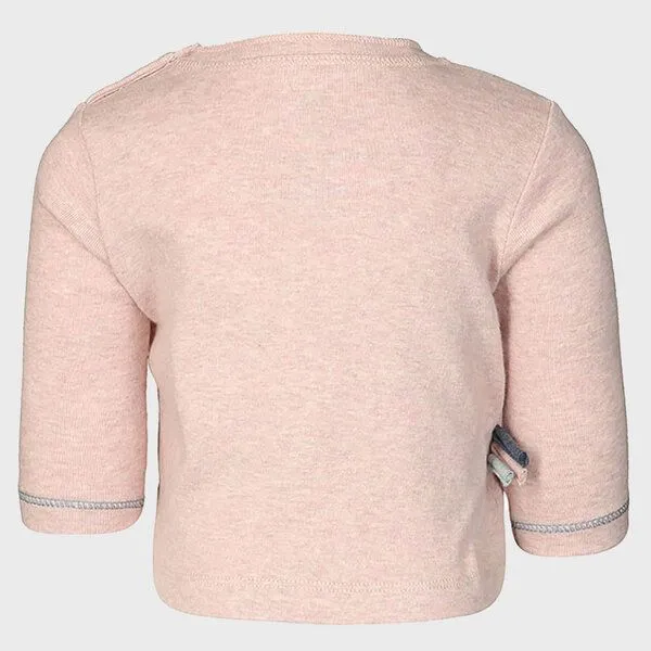 OrganicEra Baby Langarm T-shirt 'OrganicEra' aus Bio Baumwolle, Rose melange (rose), – Produktbild 4 von 4