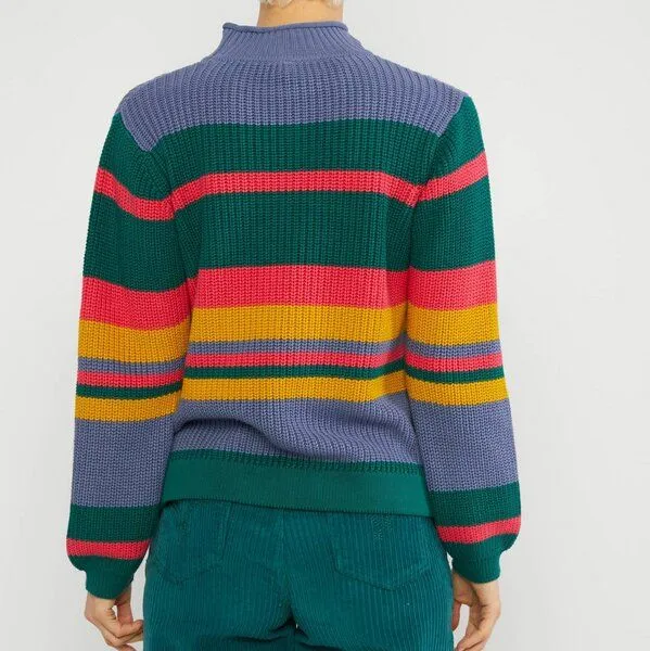 blutsgeschwister Blutsgeschwister Pullover Braid Up Your Life - Lets Dance Stripes – Produktbild 3 von 3
