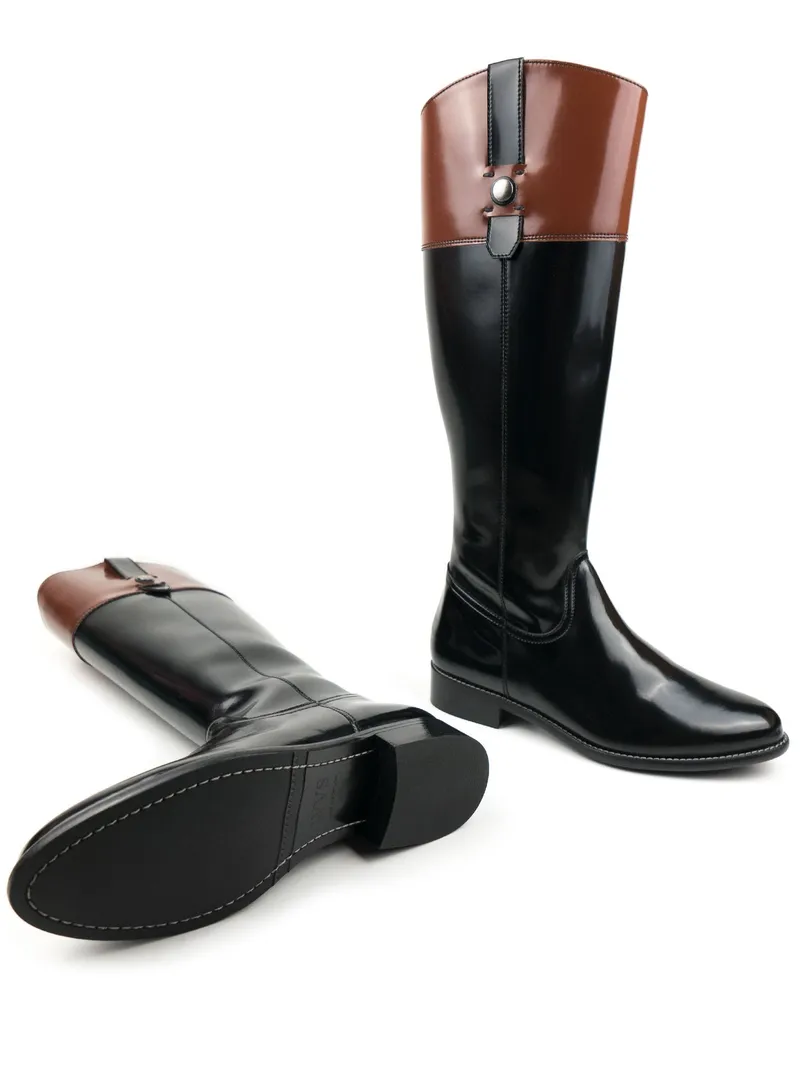 Will's Vegan Store Will's Vegan Store Damen vegan Stiefel Reiten Schwarz, Schwarz, – Produktbild 2 von 2