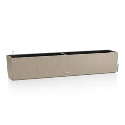 Lechuza® Lechuza® 'Balconera Stone 100', sandbeige, ca. 99 x 19 x H 19 cm – Produktbild 1 von 1