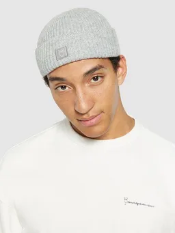 KnowledgeCotton Apparel KnowledgeCotton Apparel Low Wool Rib Beanie – Produktbild 1 von 1