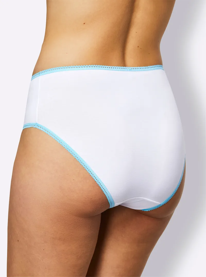 Witt Jazzpants weiß-aquamarin, Weiß-aquamarin, – Produktbild 3 von 3