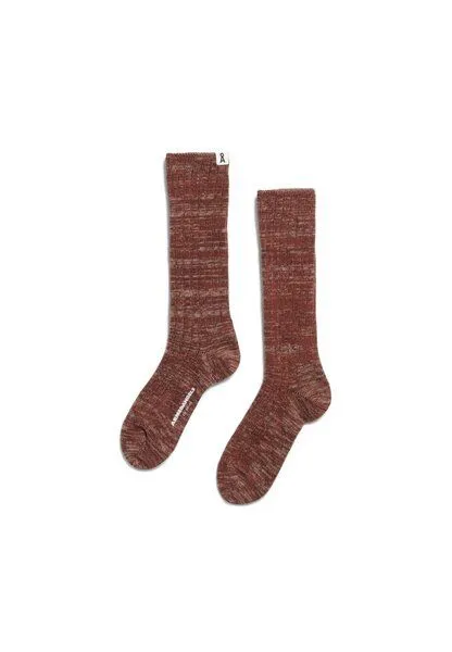 ARMEDANGELS ARMEDANGELS KAAINO Unisex Socken aus Bio-Baumwolle, Claystone-rustwood, – Produktbild 4 von 4