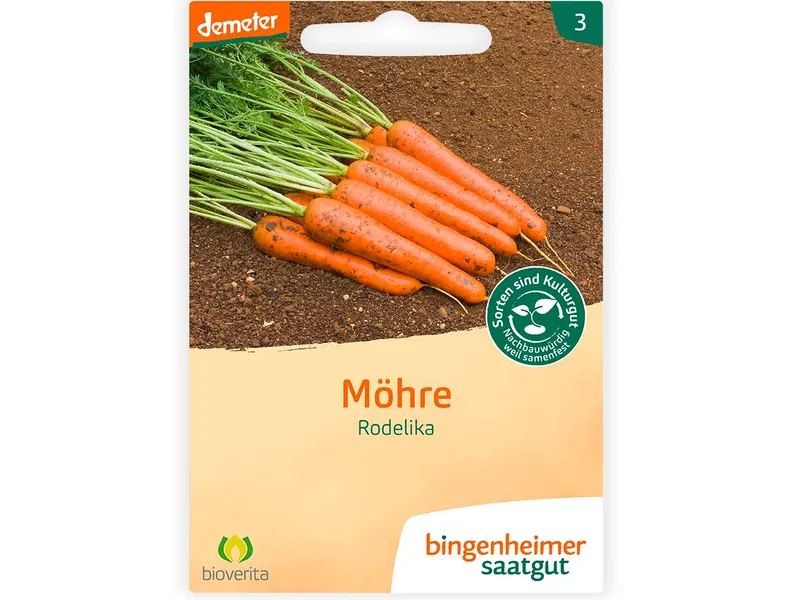 Bingenheimer Saatgut Karotten Rodelika – Produktbild 1 von 2