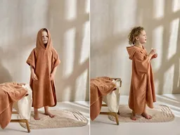 Yumeko Yumeko Badeponcho Velours Seashell – Produktbild 1 von 1