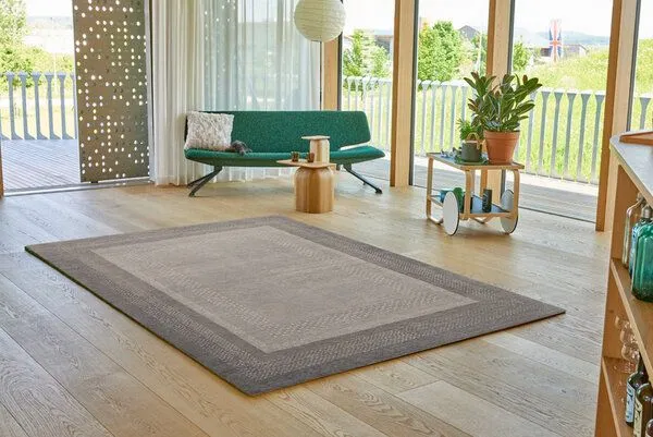 Prolana Prolana Handgefertigter Teppich "Alvo" aus Wolle in Braun – Produktbild 3 von 3
