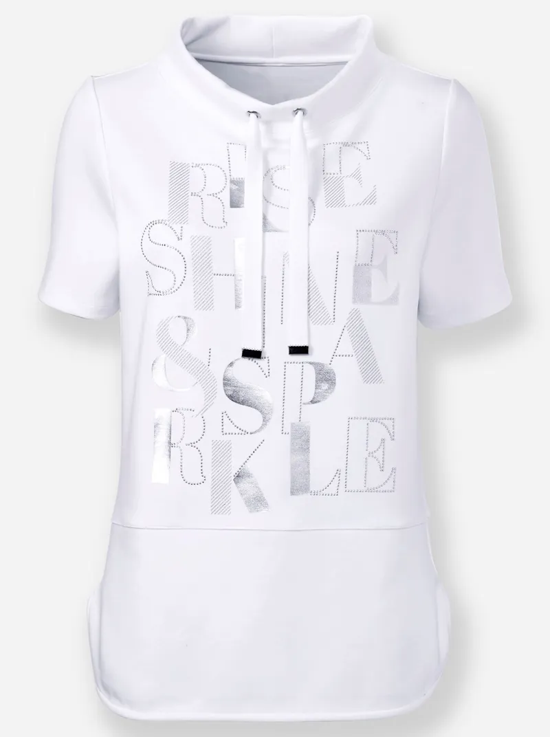 heine Kurzarmshirt weiß, Weiß, – Produktbild 1 von 2