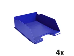 Exacompta 4 Exacompta Briefablagen Combo Maxi "ECOBlack", DIN A4+, Hoch, nachtblau, für je 750 Blatt – Produktbild 1 von 1