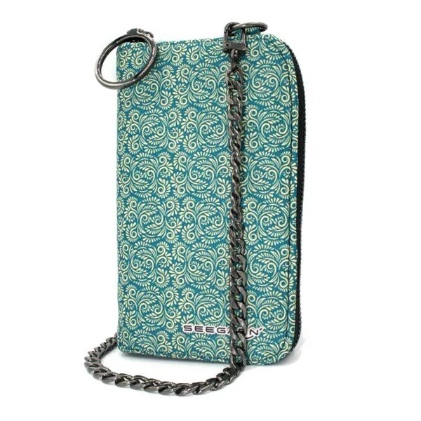Seegarn Seegarn-Täschle / 2in1 Handy-Tasche und Geldbeutel (MB24), K2 - kette schwarz, – Produktbild 1 von 5