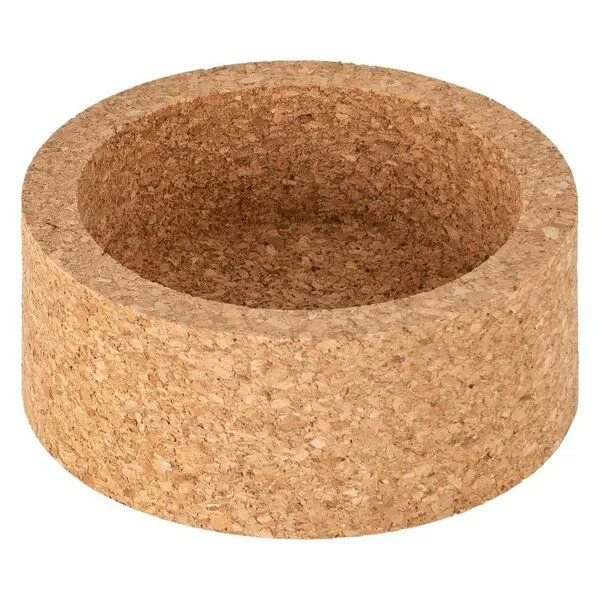 Kork-Deko Kork-Deko Flache Schale aus Presskork | vegan | nachhaltig – Produktbild 1 von 3
