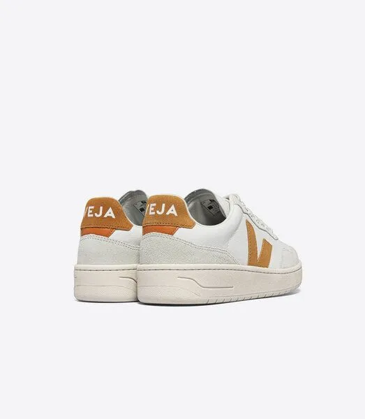 Veja Veja Damen-Sneakers V-90 Leather White Umber – Produktbild 3 von 3