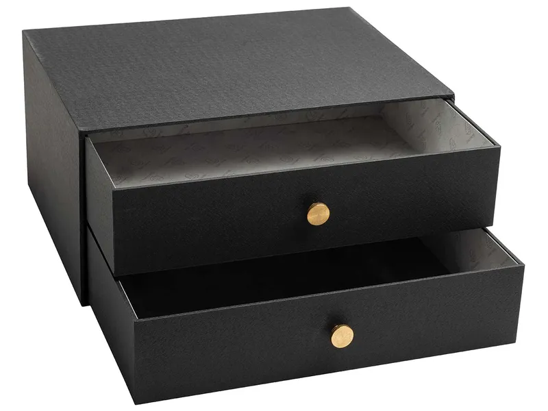 Exacompta Exacompta Schubladenbox "Office By Me", 2 Schubladen, 35,5x17x27 cm, DIN A4+, schwarz – Produktbild 2 von 3